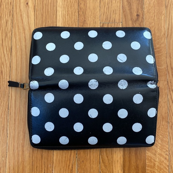 Comme des Garcons Polka Dots Printed Wallet - Picture 7 of 7